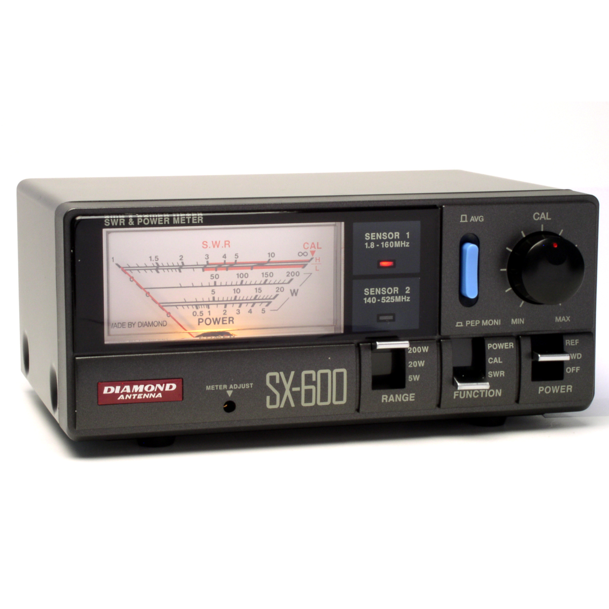 Diamond SX600 SWR Power Meter 1.8-160/140-525 MHz UHF 